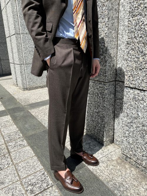 千鳥格子のスーツ | オーダースーツは完全国内縫製のHANABISHI(ハナビシ)
